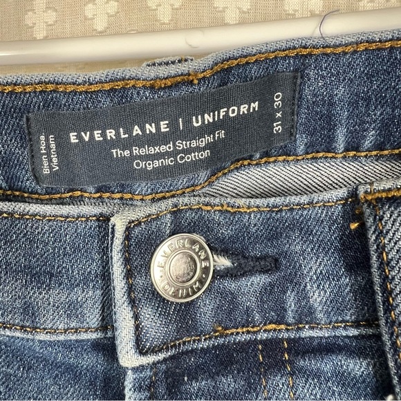 Everlane Uniform The Relaxed Straight Fit Jeans - Picture 3 of 6